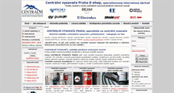 Desktop Screenshot of centralni-vysavace-shop.cz